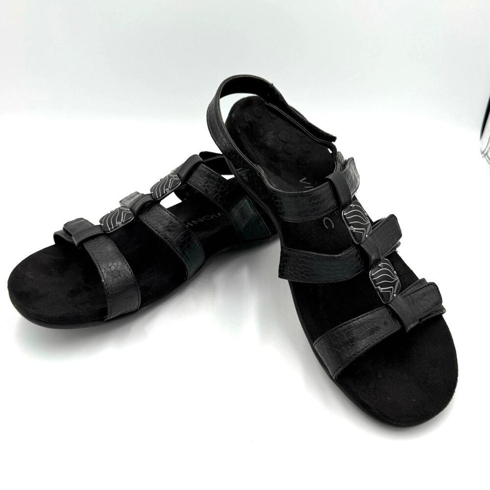 Vionic Amber Strappy Slingback Comfort Sandals USED Size 8